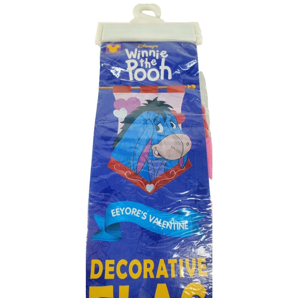 NEW Eeyore Winnie the Pooh House Yard Appliqued Banner Flag Valentine Welcome
